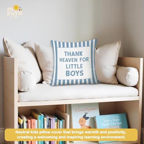 Baby Boy Nursery Decor Pillow Covers 18x18,Newborn Gifts - color: Boys