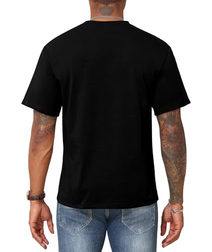 KESIHAN Christian Shirts for Men Jesus Fear God Faith Graphic Tee - color: Black-3, size: Small