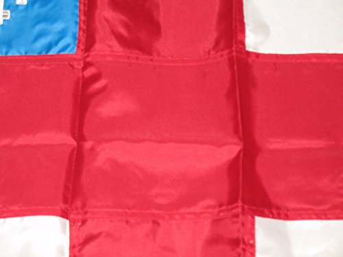 3x5 Episcopal Episcopalian Christian Church Embroidered Sewn Nylon Flag With Sleeve And Gold Fringe 3'x5' Banner