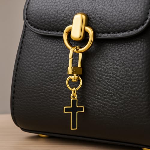 Cross Keychain – Cool Keychains Gifts for Christian, Baptism, Holidays, Keychains for Car Keys - color: Cross6