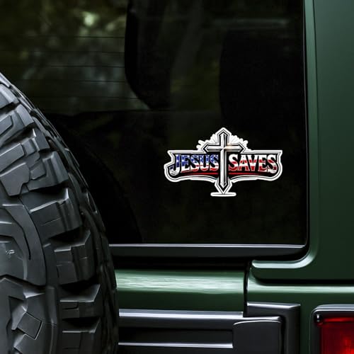 USA 250th Anniversary Decal - Semiquincentennial 1776-2026 Patriotic - color: Jesus Stickers 5