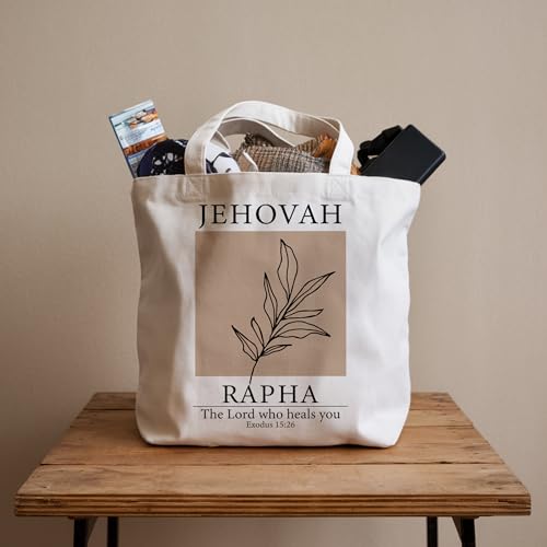 Bible Bags for Women, Christian Tote Bag, Gifts for Christian Women - color: Brown