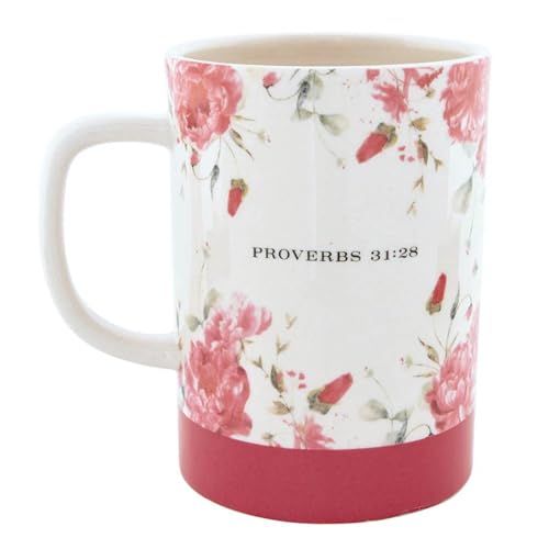 Faithworks Christian Gifts - Large Inspirational Ceramic Stoneware Mug Coffee Cup, 17-Ounces, Her Children Rise Up - color: Her Children Rise Up