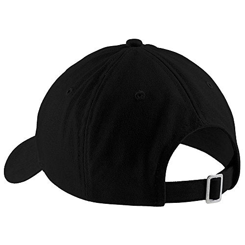 Trendy Apparel Shop Dinosaurs Embroidered Cap Premium Cotton Dad Hat - color: Black