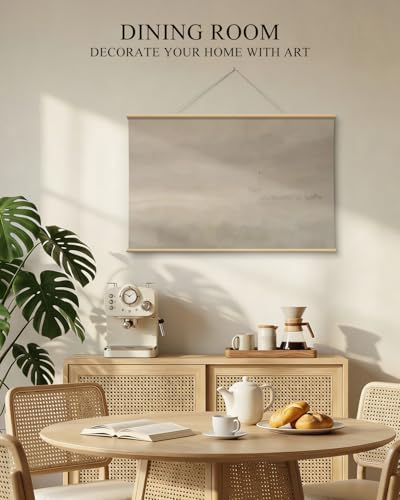 VIYYIEA Large Framed Christian Wall Art, 24x36 Inch Jesus Leaves the 99 Sheep Canvas Print, Neutral Minimalist Religious Wall Art for Living Room Prayer Room Church - color: The Good Shepherd
