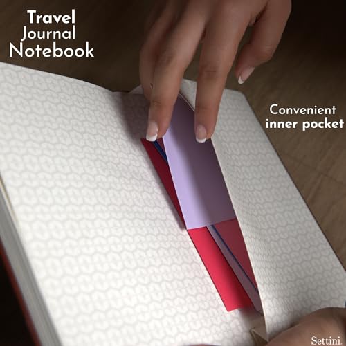 SETTINI® Vegan Leather Journal Gift Set with Pen 192 Pages, Classic - color: Classic