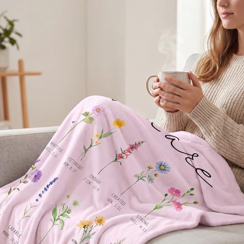 Christian Gifts for Women, Christian Throw Blanket 50'' x 60'' - color: Christian, size: Throw Size 50" x 60" (130 x 150 cm)
