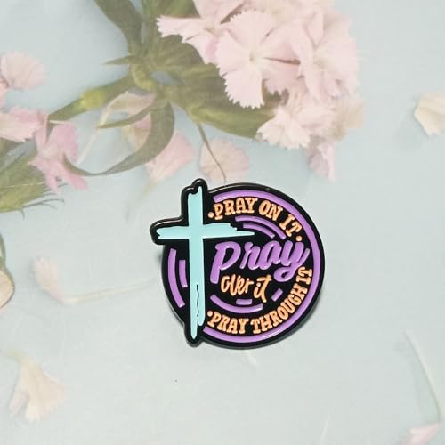 Christian Gifts Inspirational Bible Verse Prayer Brooch Pin Baptism Inspirational Gifts Catholic Gift Religious Jewelry