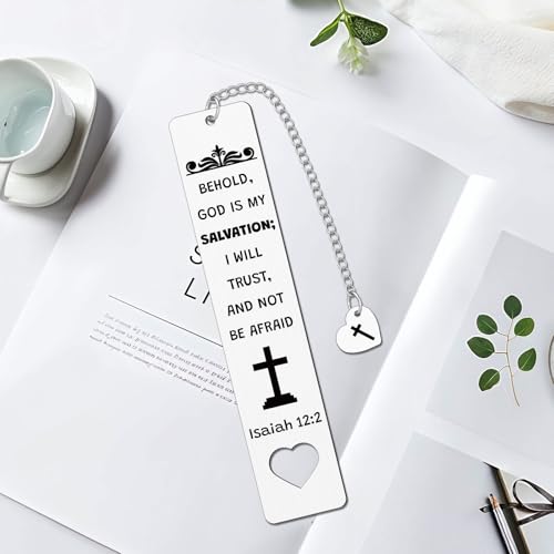 Christian Scripture Bookmark Christian Gifts for Women Men Inspirational Religious Gift Encouragement Gift Christmas Birthday Presents for Mom Sister Church School Office Book Lovers Bible Bookmark - color: Religious Bookmark