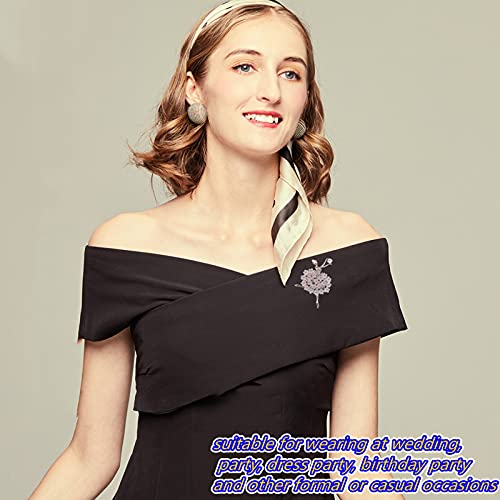 Brooch Pins For Women Fashion Elegant Brooches Lapel Badges Coat Sweater Scarves Shawl Dress Accessory Wedding Party Prom Jewelry - color: Opal ballet girl