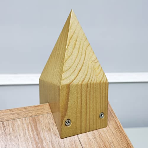 FixtureDisplays® Engineered Wood Tithes Offering Donation Box with Christian Cross, Church, Collection Boxes, Charity Boxes 14.5 X 10.4 X 20.3", Anti-Fishing, Requires Simply Assembly 21397-FBA