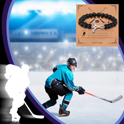 12 Set Sport Adjustable Bracelets Gift - color: Black, size: Hockey