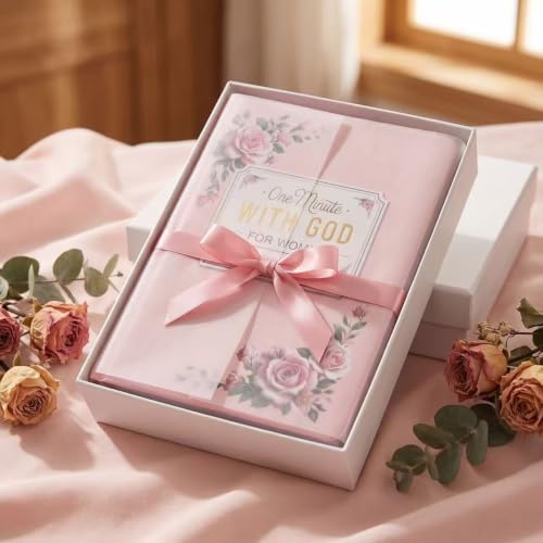 One Minute With God for Women, 365 Days Daily Devotional & Guided Prayer Journal, with Bible Scriptures & Daily Reflections, Inspirational Gift for Christian Women