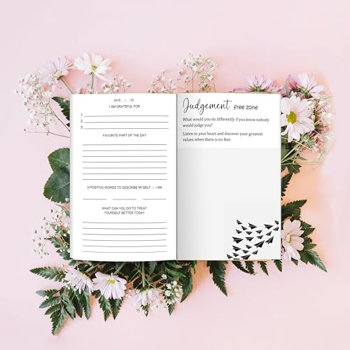 Perfectly Imperfect: A Guided Self-Love & Gratitude Journal for Women with Prompts to Calm Anxiety, Stop Overthinking, and Love Who You Are (Cute Self Care & Self Help Books)