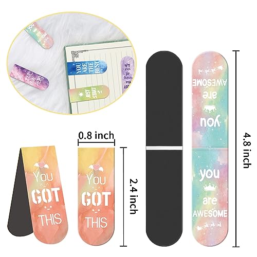 Magnetic Bookmarks, Kaluofan 15PCS Bookmarks for Women, Double Sided Magnet Book Markers Page Clip for Students Teachers Reading Supplies - size: 1 Set (Women's)