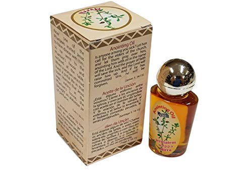 Bethlehem Gifts TM Holy Land Blessed Anointing Oil Biblical Fragrance Jerusalem (Myrrh) - color: Myrrh