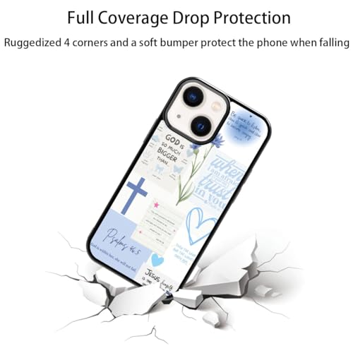 Bible Verse Phone Case Shockproof Protective Christian Jesus Phone Cases for iPhone 13 Mini - color: Jesus, size: iPhone 13 Mini