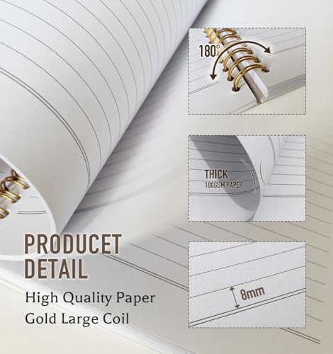 Christian Notebook For Women- Prayer Journal for Women Men,Inspirational Art Gifts for Church Members,Let You Do Be Done In Love Gold Spiral Bound Hardcover Bible Journaling,5.8"x8.3" - color: Bible 16:14