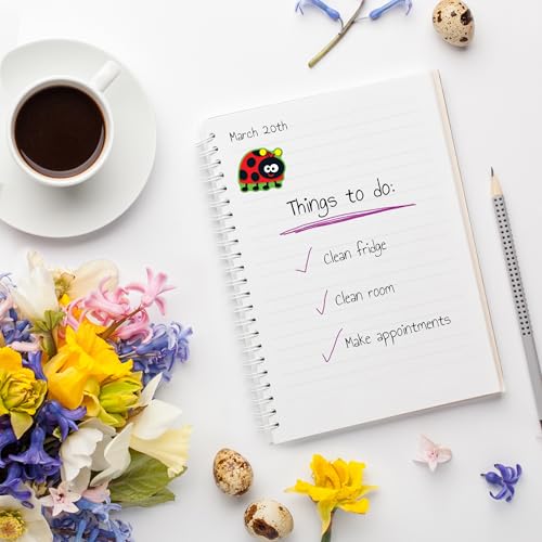 Carson Dellosa 72 Ladybug Stickers for Kids, 6 Sheets of Lady Bug Incentive - style: Ladybugs