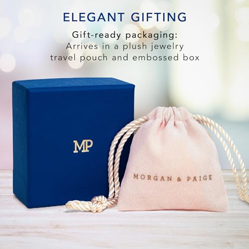 MORGAN & PAIGE Silver Rhodium 14k Rose 18k Yellow Gold Plated Angel Studs - color: Yellow Gold
