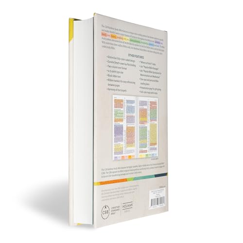 CSB Rainbow Study Bible, Hardcover - color: Hardcover