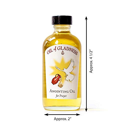 Oil of Gladness Pomegranate Anointing Oil - Oil for Daily Prayer, Ceremonies and Blessings 4 oz Bottle - size: 4 Ounce