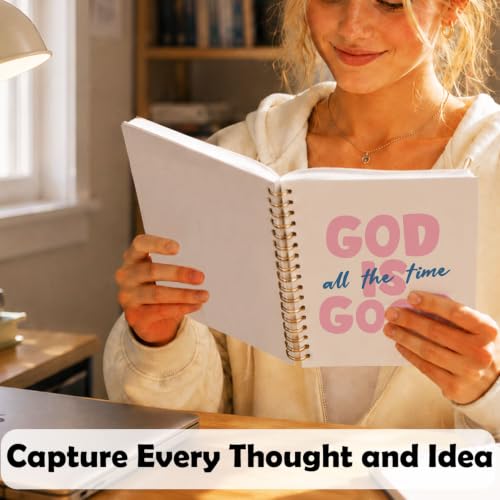 God Is Good All the Time Bible Notebook Journal for Women,A5 - color: God Is Good All the Time