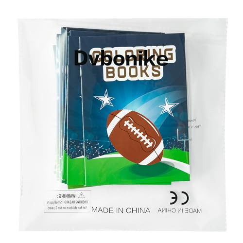 24Pcs Football Coloring Books Sport Themed DIY Color-in Pages - color: K-Football