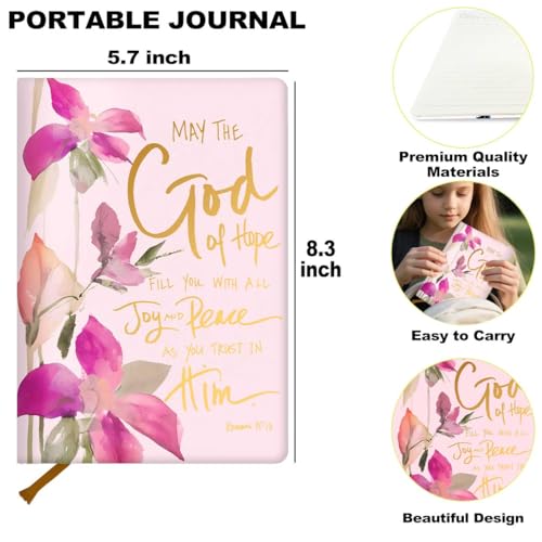 BQXH Bible Verse Lined Journal Notebook for Women, Journals for Writing - color: Multi 1296