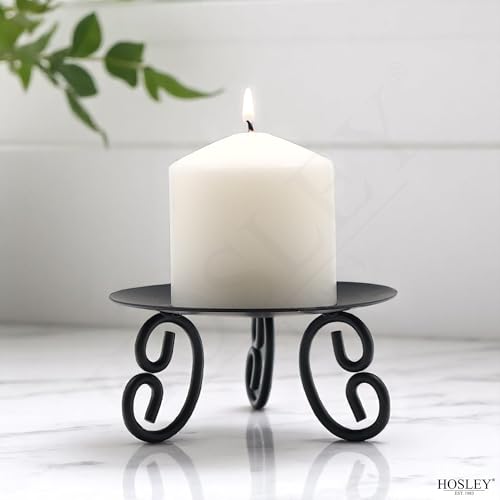 Hosley 3" D x 3" H Pillar Candles Set of 16 - Unscented Taper Candles and Candle Sticks for Weddings, Birthdays, Emergencies, Spa, Aromatherapy, Parties, Reiki, Candle Gardens - size: 3"D x 3"H -16 count