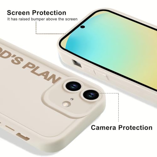 God's Plan Isaiah 60:22 Bible Verse Jesus Cross Christian White Phone Case for iPhone 17e/iPhone 16e Case Shockproof Soft Protective Cover Funda for iPhone 17e/iPhone 16e 6.1 Inch - color: White