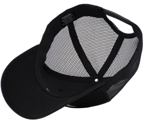 TSSGBL Various Gift Hats for Men - M L XL XXL Big Head Fit, Adjustable Mesh Trucker Ball Cap, Ideal Gifts - color: Black ( Fish ), size: One Size