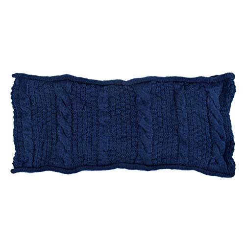 TrendsBlue Premium Winter Thick Infinity Twist Cable Knit Scarf - Diff Colors Avail. - color: Blue