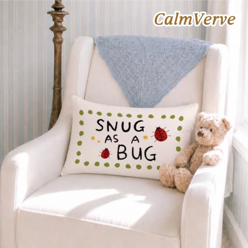 Ladybug Room Decor Ladybug 12x20 Pillow Cover, - color: Ladybug