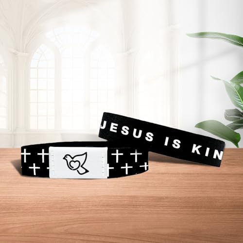 Bible Verse Bracelets for Women - Personalized Scripture Bracelets with Daily Bible Verses - Perfect Christmas, Thanksgiving, New Year ,Birthday Gifts NFC (Bible verse bracelets Black) - color: Bible verse bracelets Black