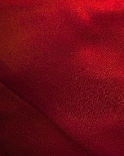 IvyRobes Unisex V Shape Solid-Colored Choir Stole with Cross - color: Red