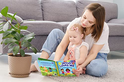Jesus Loves Me and Other Bible Songs | Christian Board Book for Babies & Toddlers | 5 Beloved Bible Songs with Printed Lyrics | Faith-Based Gift for Ages 0–3 (Tender Moments)