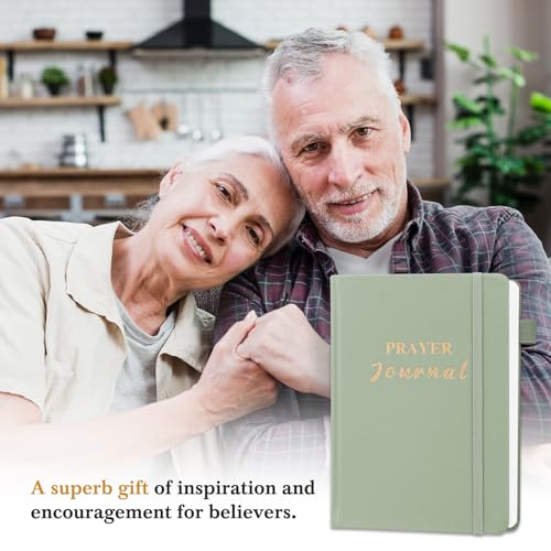 Prayer Journal for Women - 60 Weeks Bible Journal with Prompts, Verse - color: Green