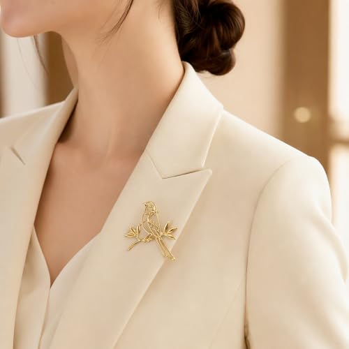 Enamel Bird Theme Brooch Pin for Women, Vintage Flying Bird Lapel Pin - color: Bird5