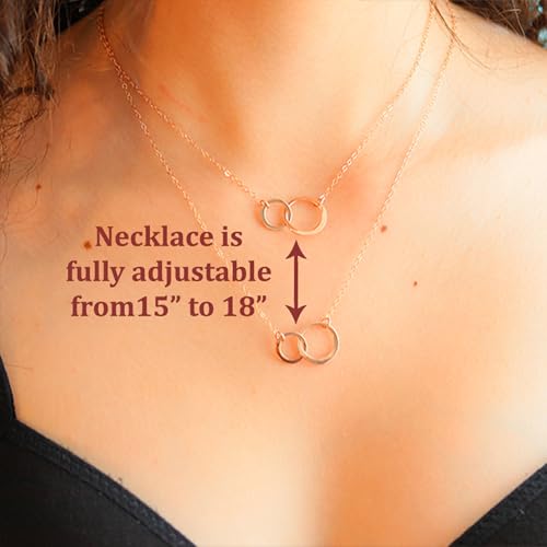 Be Wished Confirmation Gifts, Thoughtful Handmade Necklace with Meaningful Message, Ready to Give Jewelry - style: Eternity Necklace