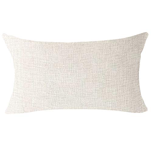 NIDITW Inspirational Quote Jesus Loves Me This I Know Cross Blessed Cotton Linen Lumbar Throw Pillow Cover Cushion Case Farmhouse Chair Couch Decorative Waist 12x20 Inches (Jesus) - color: Jesus