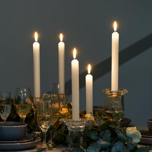 Simply Soson Ivory Household Candles 7 Inch, 45 Pack, Dripless - color: Ivory