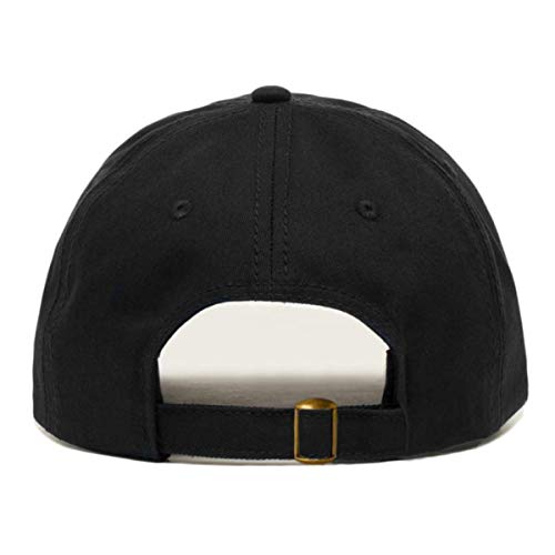 Faith is Greater Than Fear Baseball Hat, Embroidered Dad Cap, Unstructured Adjustable Strap Back (Multiple Colors) - color: Black