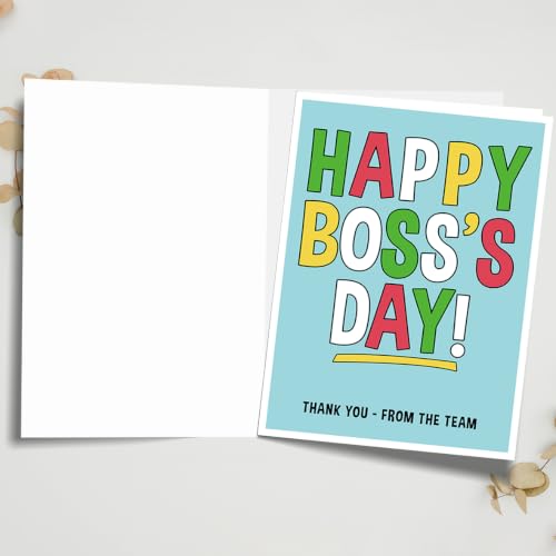 Boss's Day Card Gifts, Happy Boss Day Gifts for Women Men - color: BK-140