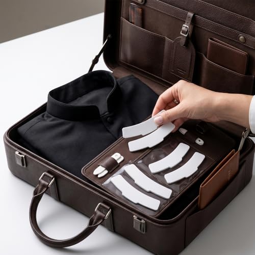 10PCS Clergy Shirt Insert Tab Collars White Priest Collar Tabs for Men and Women Soft Foam Waterproof Clerical Shirt Inserts for Pastors, Deacons, and Religious Ceremonies