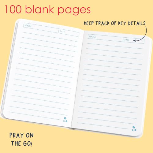Callie Danielle Christian Scripture Journal, 100 Pages, Pocket Notebook - color: Yellow