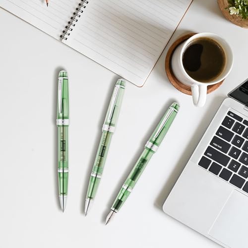Cross Bailey Light Rollerball Pen, Translucent Green Resin, Black Ink - color: Green