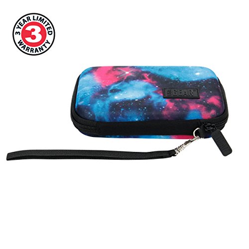 USA Gear Hard Case Compatible with Wonder Bible KJV the Talking Audio Bible Player, Wonder Bible NIV, Cable, Earbuds & More - Scratch Resistant Interior, Wrist Strap (Case Only) - Galaxy - color: Galaxy