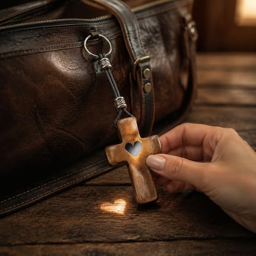3 PCS Christian Cross Keychain for Women
