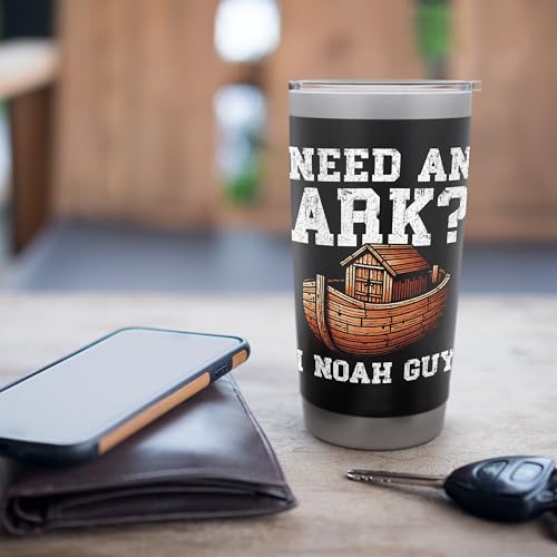 Need An Ark I Noah Guy Christian Jesus Catholics Pun Humour Stainless Steel Insulated Tumbler